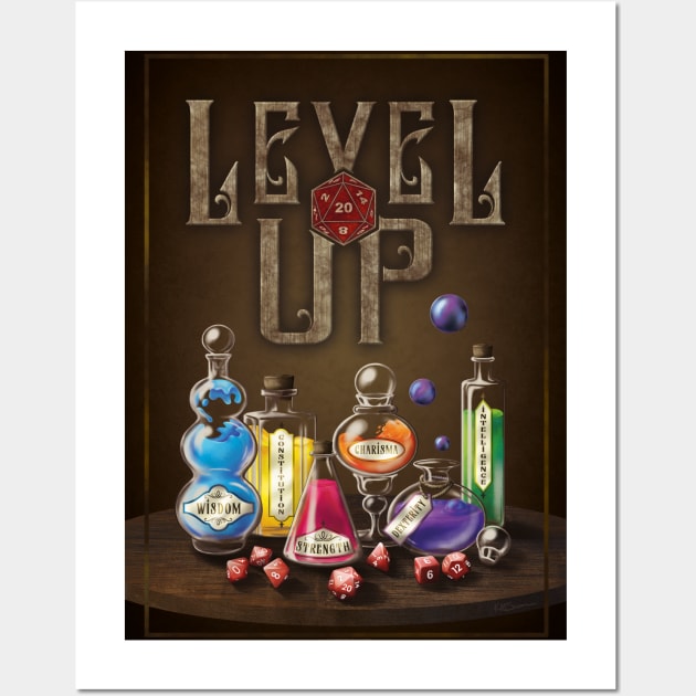 Level Up Wall Art by SwanStarDesigns